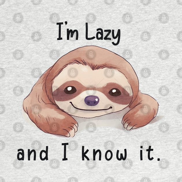 I'm Lazy and I Know It by KayBee Gift Shop